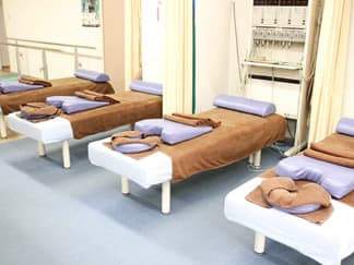 笑顔道溝の口整骨院の施術スペース