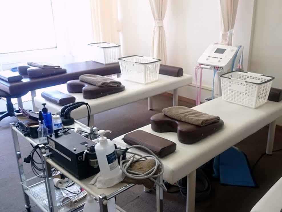 あおい整骨院の施術スペース