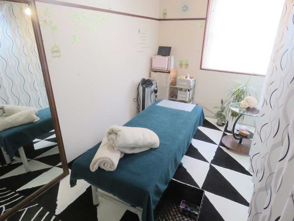 あさか整骨院の施術室