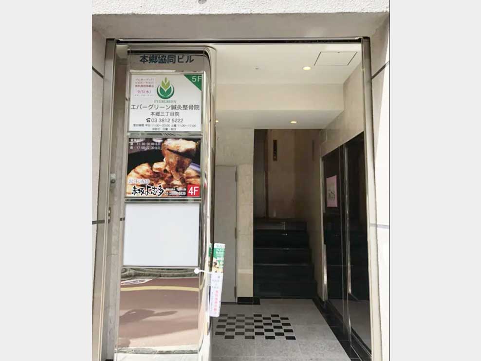 エバーグリーン鍼灸整骨院 本郷三丁目院