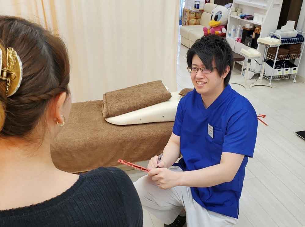 相模原矢部接骨院の問診